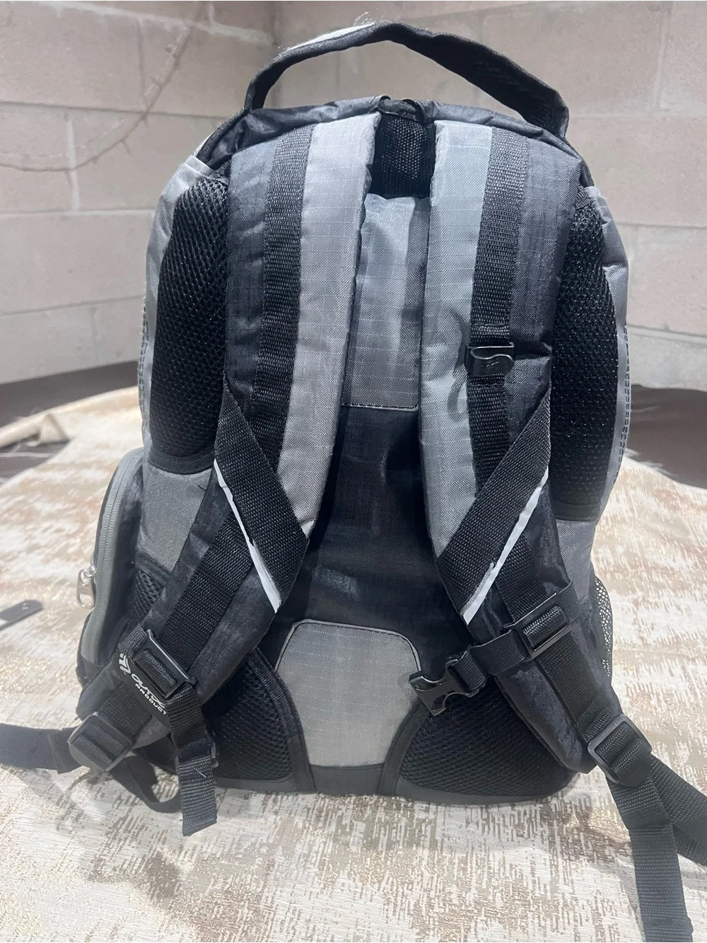 Black and Gray Everyday Backpack - Padded, Multi-Compartment Carry
